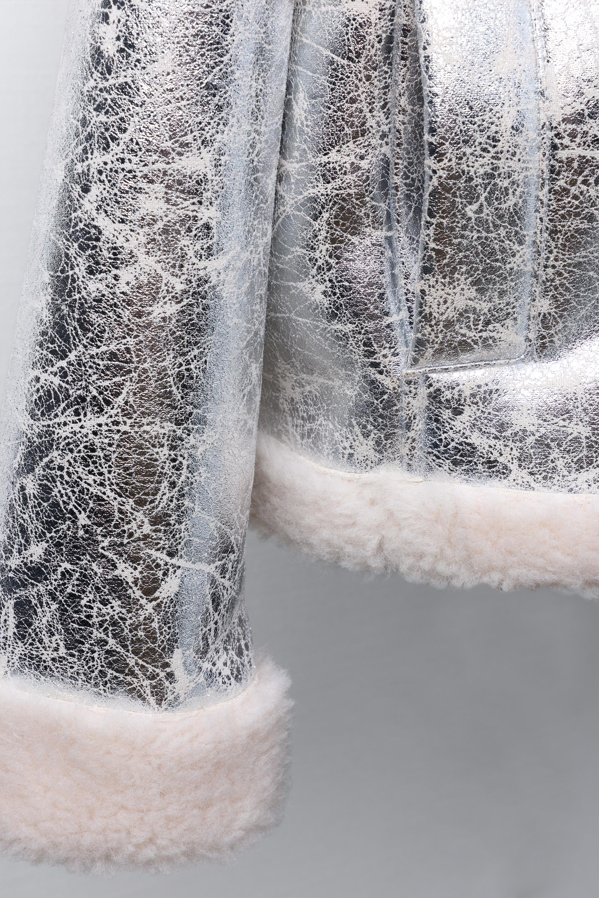 METALLIC DOUBLE-FACED JACKET